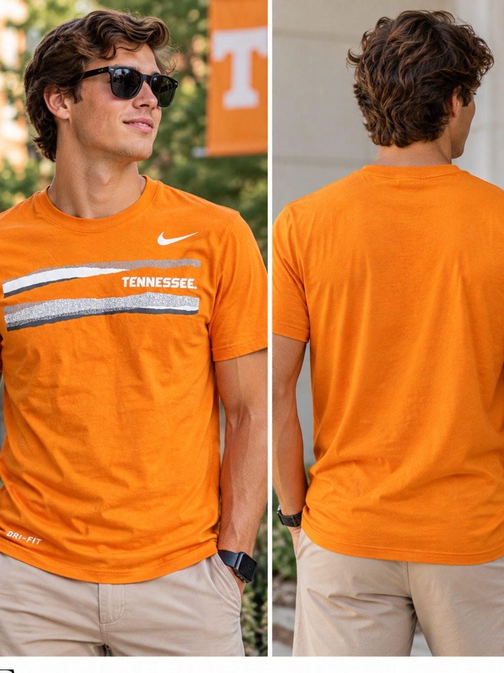 Nike Tennessee Volunteers Dri-FIT T-Shirt Men's Small Orange Vols